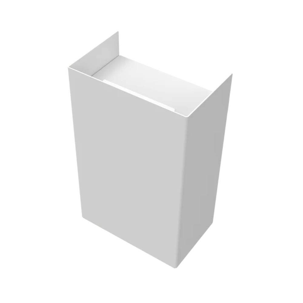 Poubelle murale - 9L - Blanc