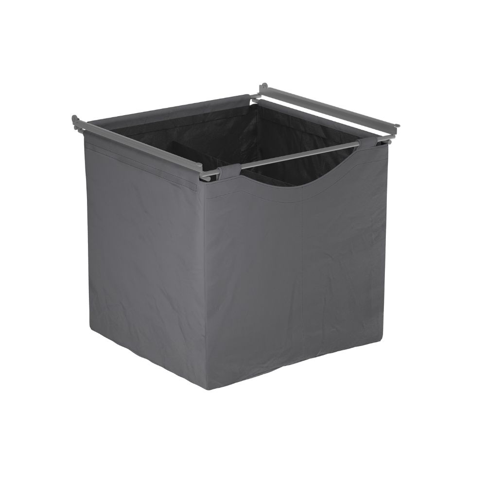 Corbeille Textile Haute - Gris Foncé