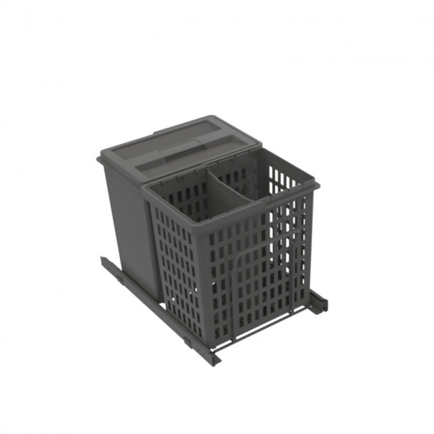 Poubelle De Tri Sélectif - Select Basic Eco - Gris Foncé