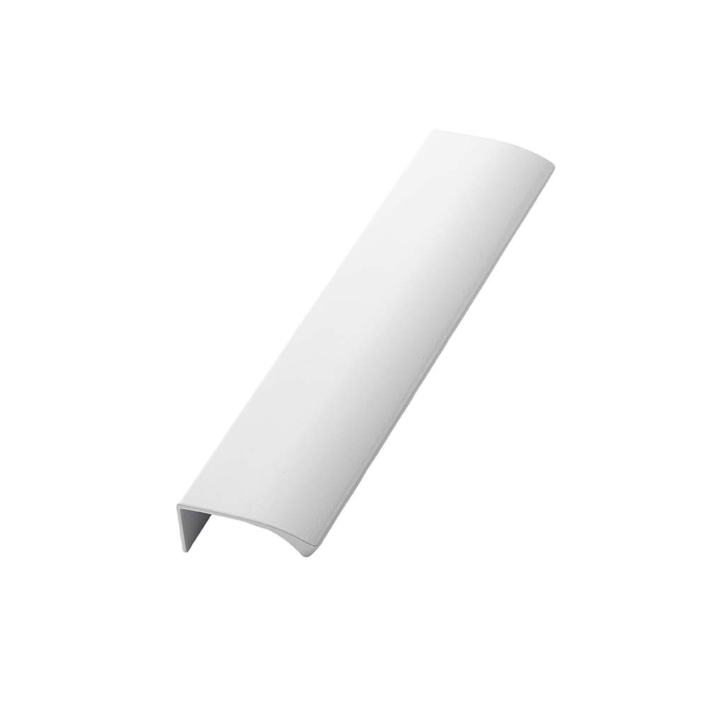 Poignée Profilée Edge Straight - 100mm - Laqué Blanc