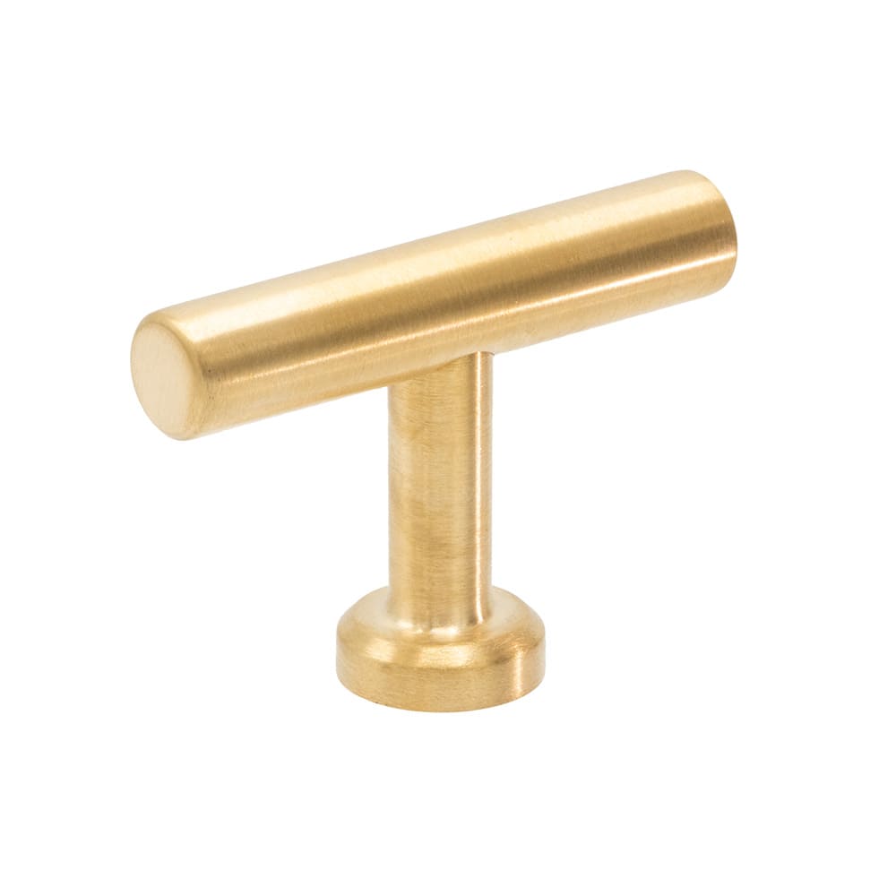 Bouton T Viva - Laiton Brossé Non Traité