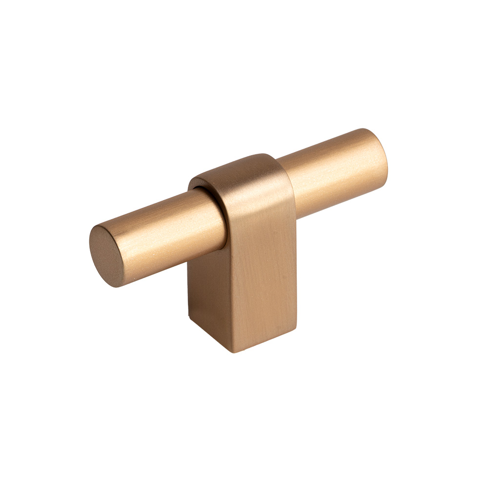 Bouton T Trace - Champagne Mat