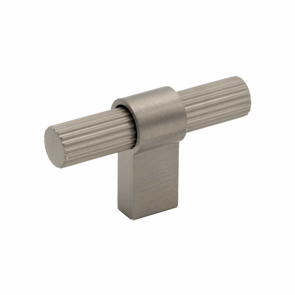 Bouton T Helix Stripe - Finition Acier Inoxydable