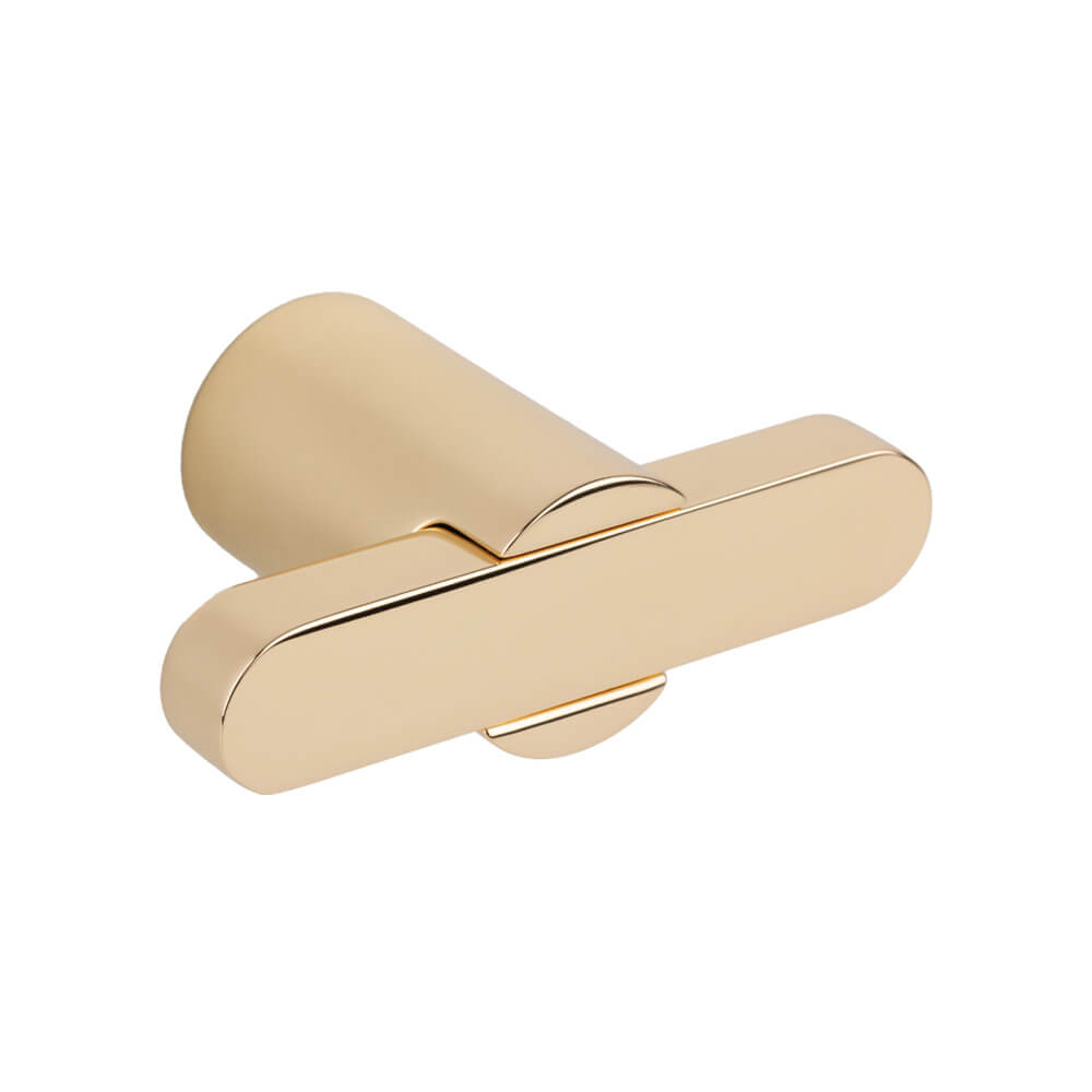 Bouton T Fusion - Laiton Poli