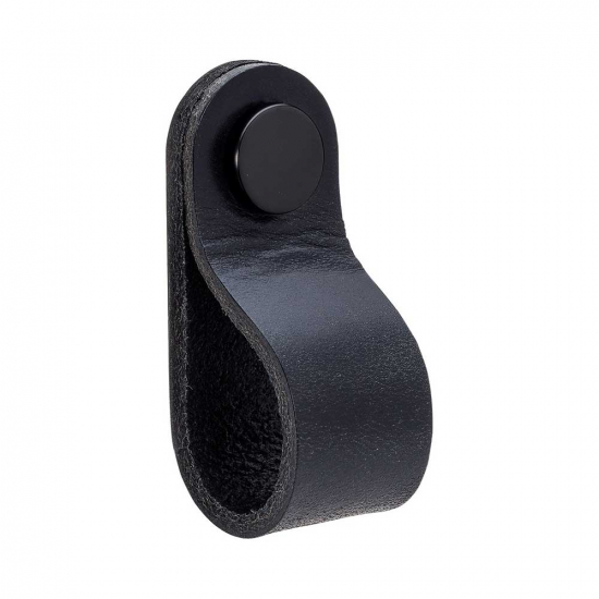 Loop Round - Cuir Noir/Noir