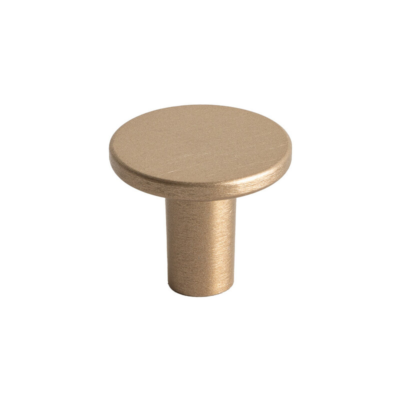 Bouton Lund - 25mm - Or Clair Brossé