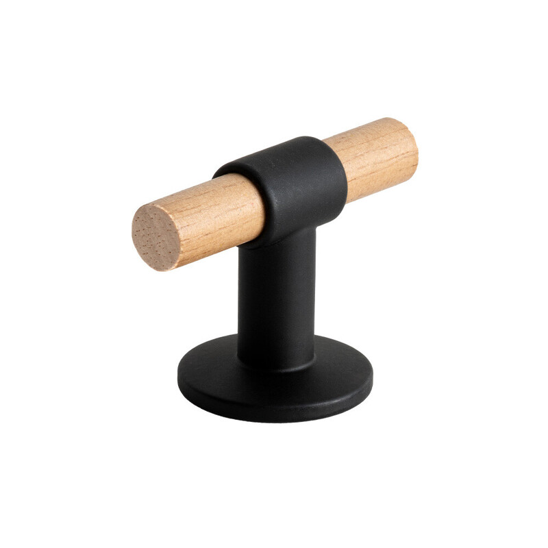 Bouton T Uniform - Chêne/Noir Mat