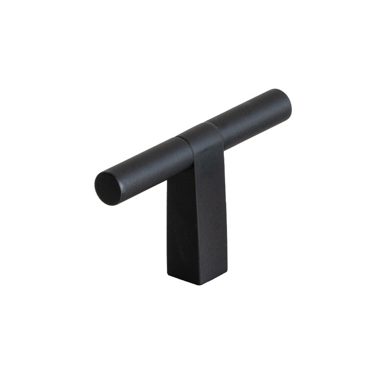 Bouton T Petit - Noir Mat