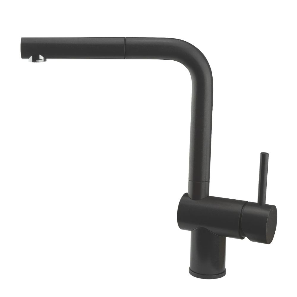 Mitigeur de Cuisine Venedig - Bec Extractible - Silgranit Anthracite 
