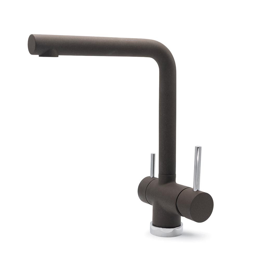 Mitigeur de Cuisine Milano - Silgranit Café/Chrome