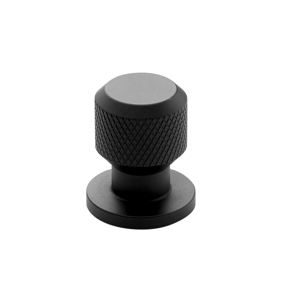 Bouton Manor Round - Noir Mat