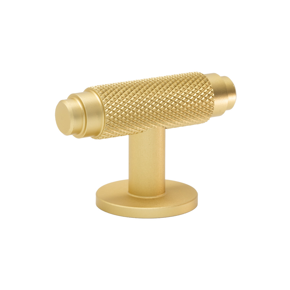 Bouton T Riff - Laiton Mat