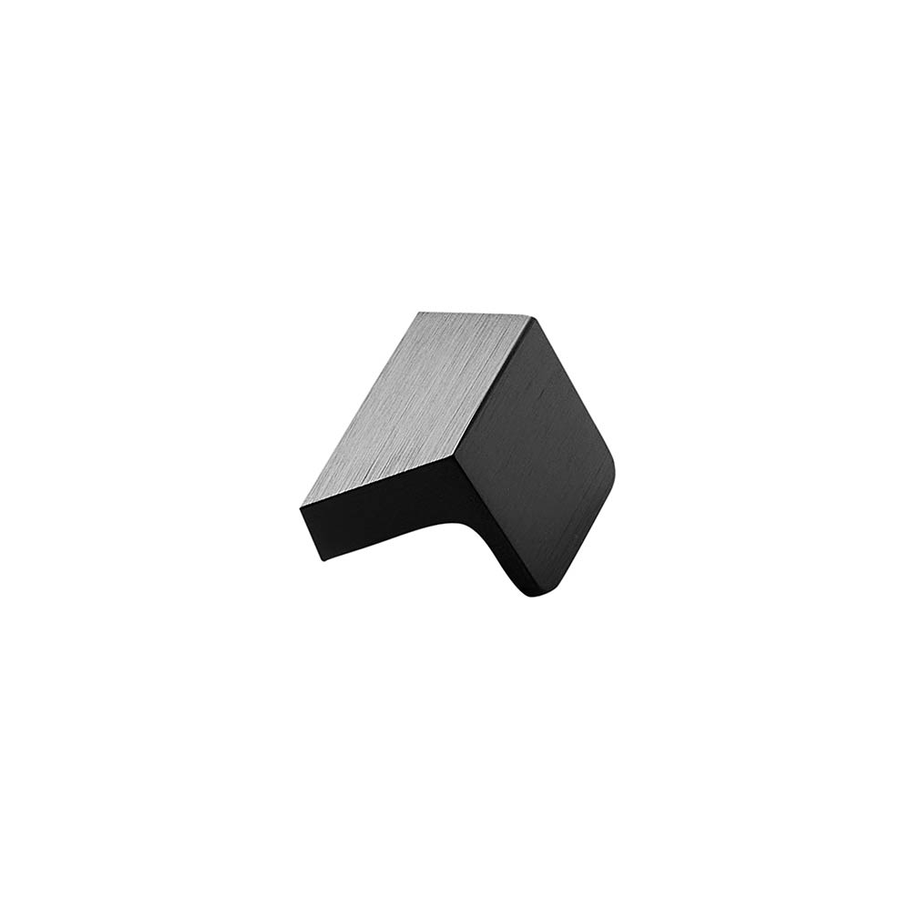 Bouton Envelope  - 32mm - Noir Brossé