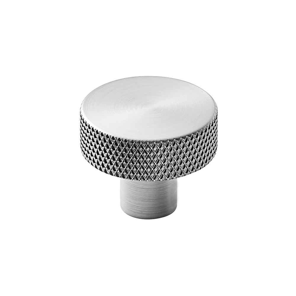 Bouton Simon - 35mm - Finition Acier Inoxydable