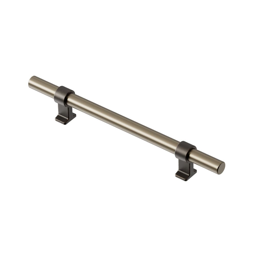 Poignée Bond - 160mm - Brun Antique/Laiton Brossé