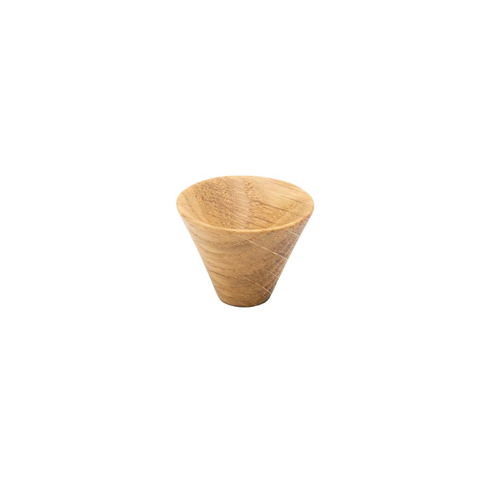 Bouton Conic - 29mm - Chêne