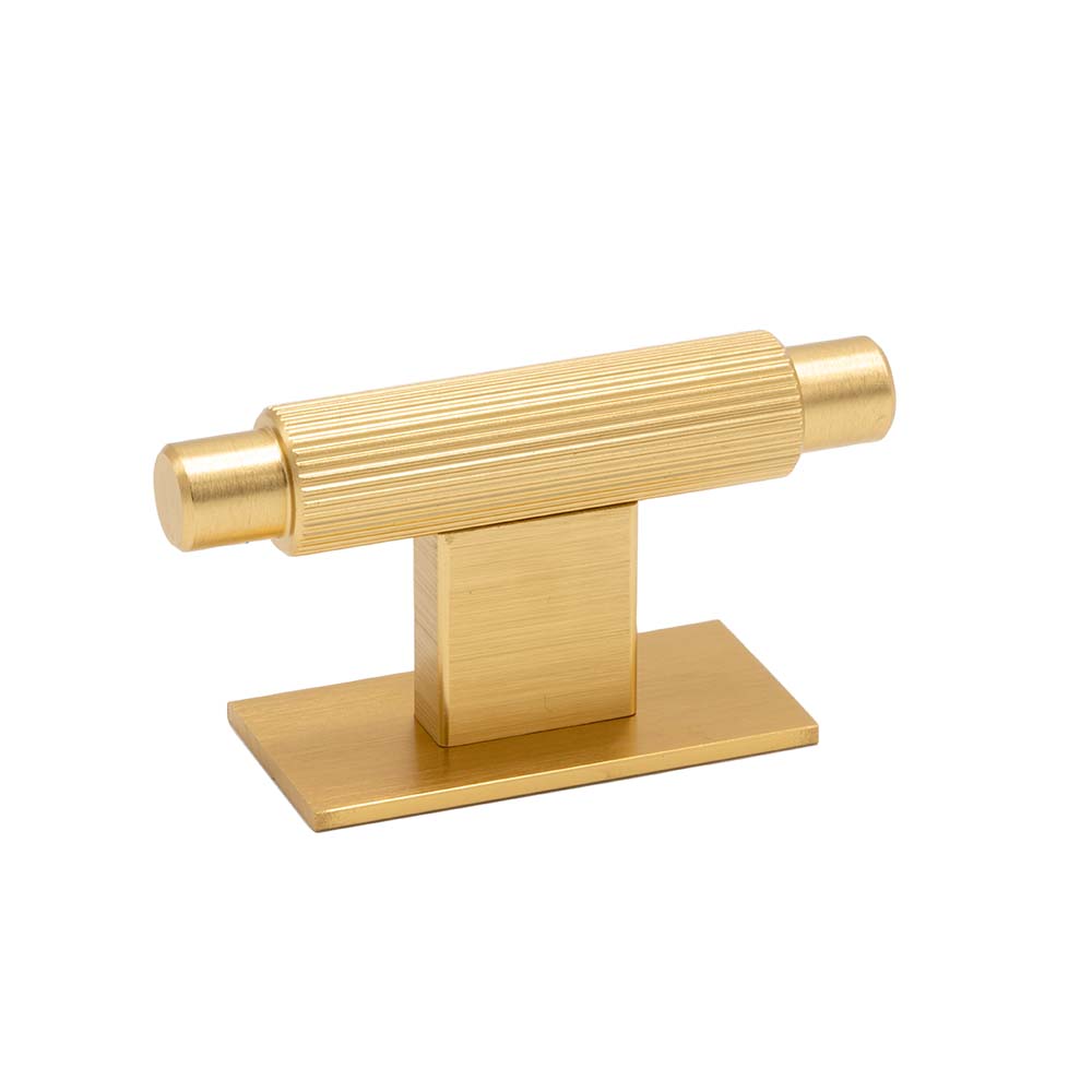 Bouton T Arpa/Plaque Arrière - Laiton Brossé