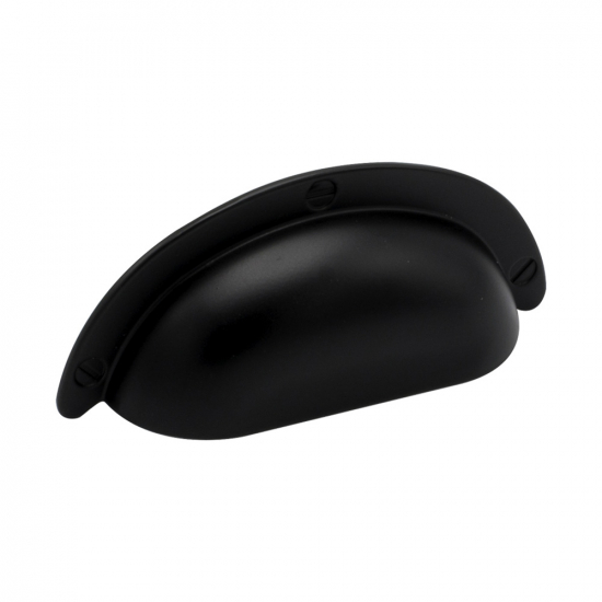 Poignées Coquille 3922 - 64mm - Noir Antique