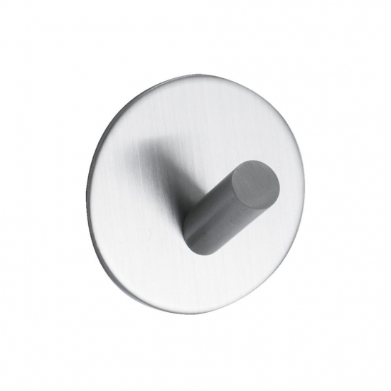 Patère Porte-serviette Base 100 1-patère - Fini Acier Inoxydable Brossé