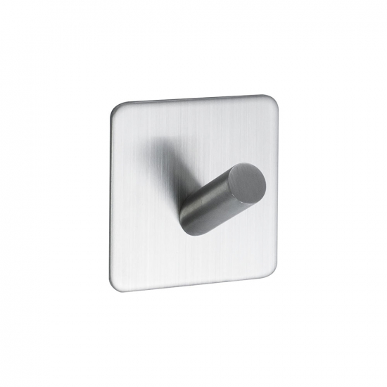 Patère Porte-serviettes Base 200 1-patère - Fini Acier Inoxydable Brossé