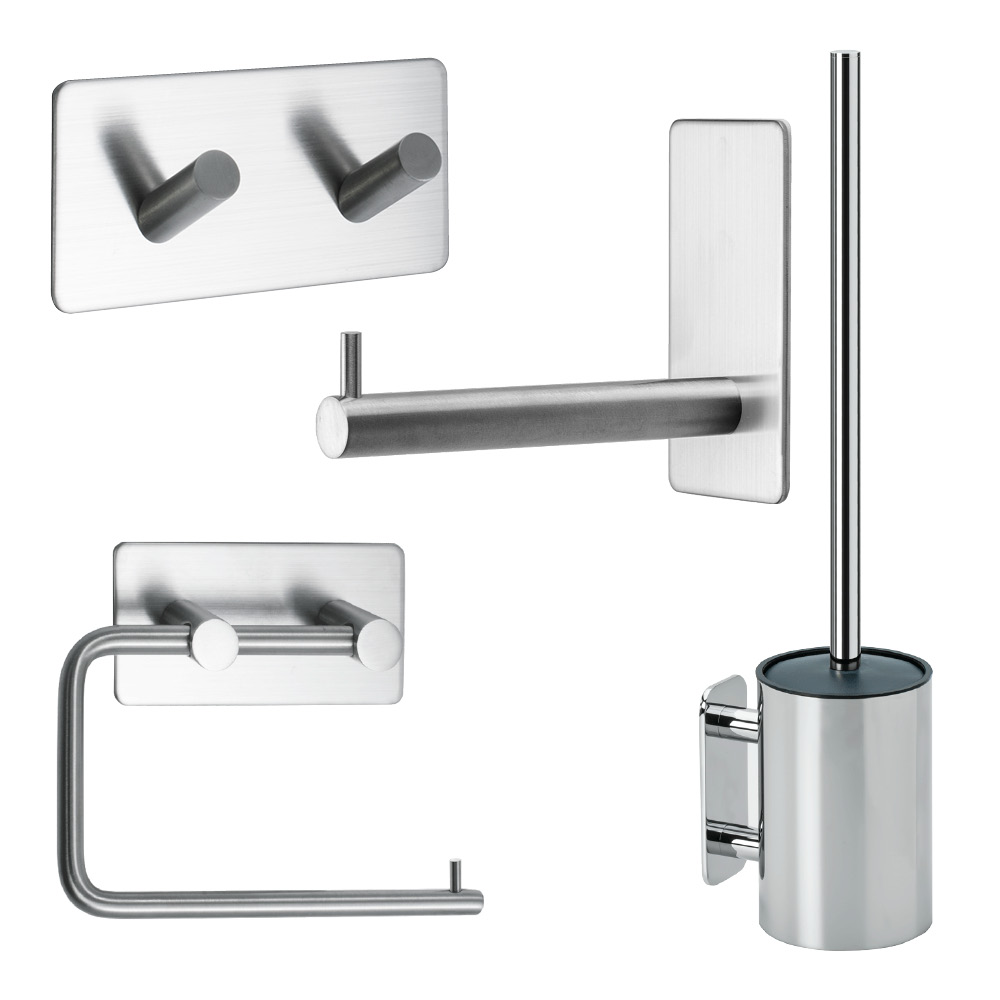 Kit Salle de Bain Base 200 - Finition Inox Brossé