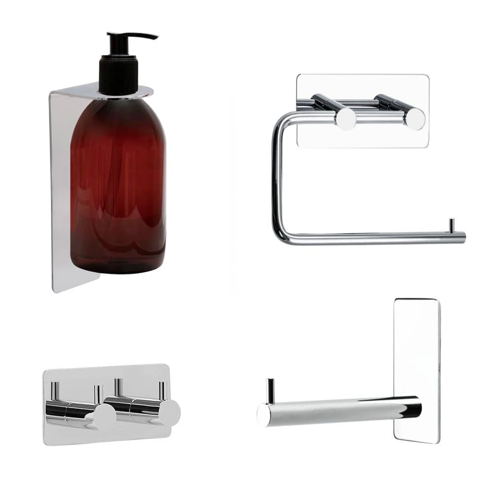 Kit de Salle de Bain Base - Chrome