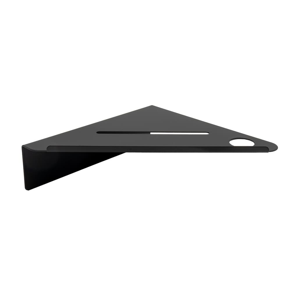 Étagère De Douche D’angle Base - Noir Mat