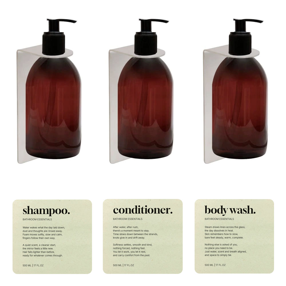 Ensemble de douche Premium - Acier Inoxydable Brossé
