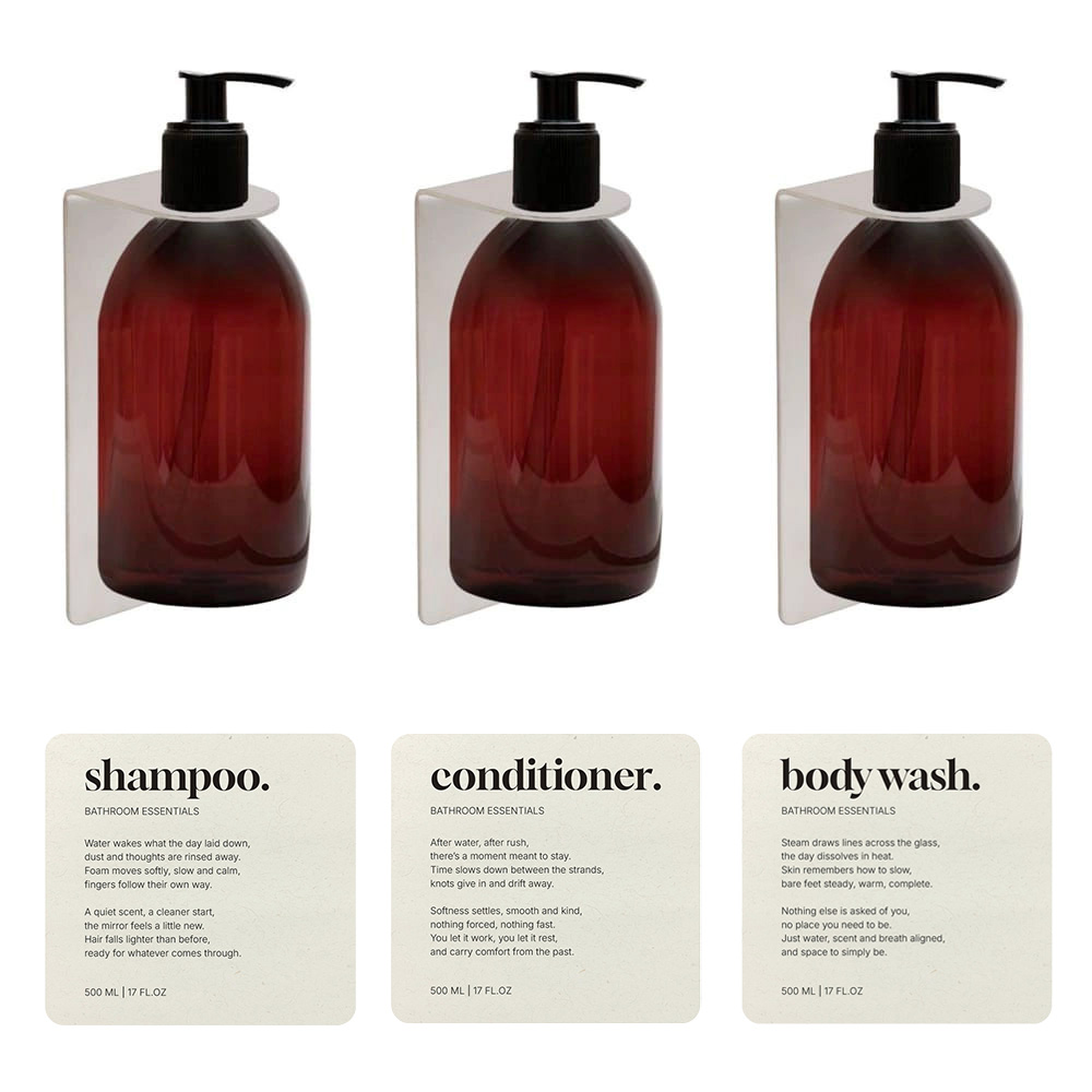Ensemble de douche Premium - Acier Inoxydable Brossé