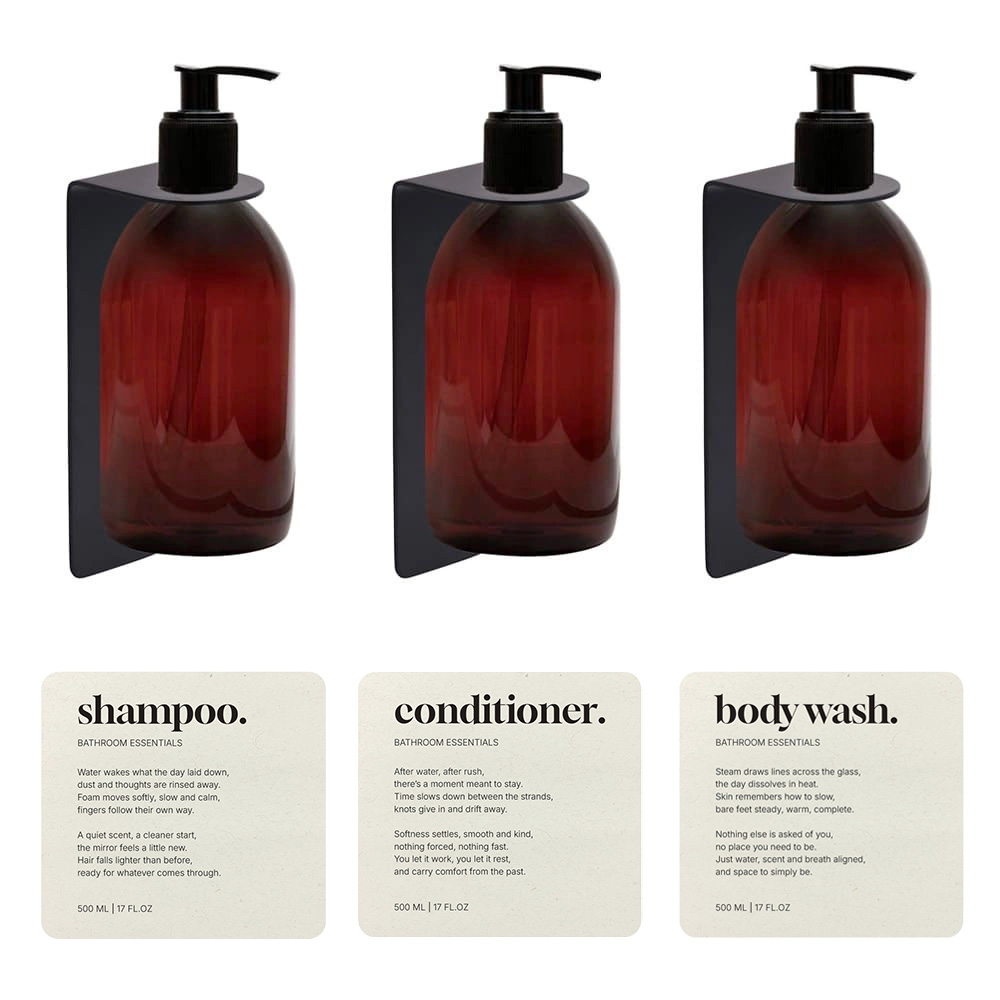 Ensemble de douche Premium - Noir Mat