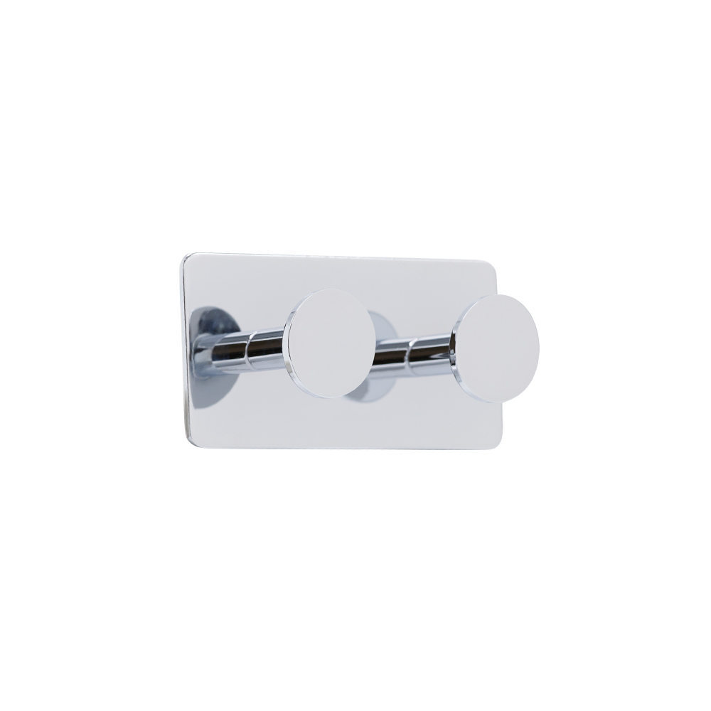 Patère Porte-serviettes Base 210 2-patère - Chrome