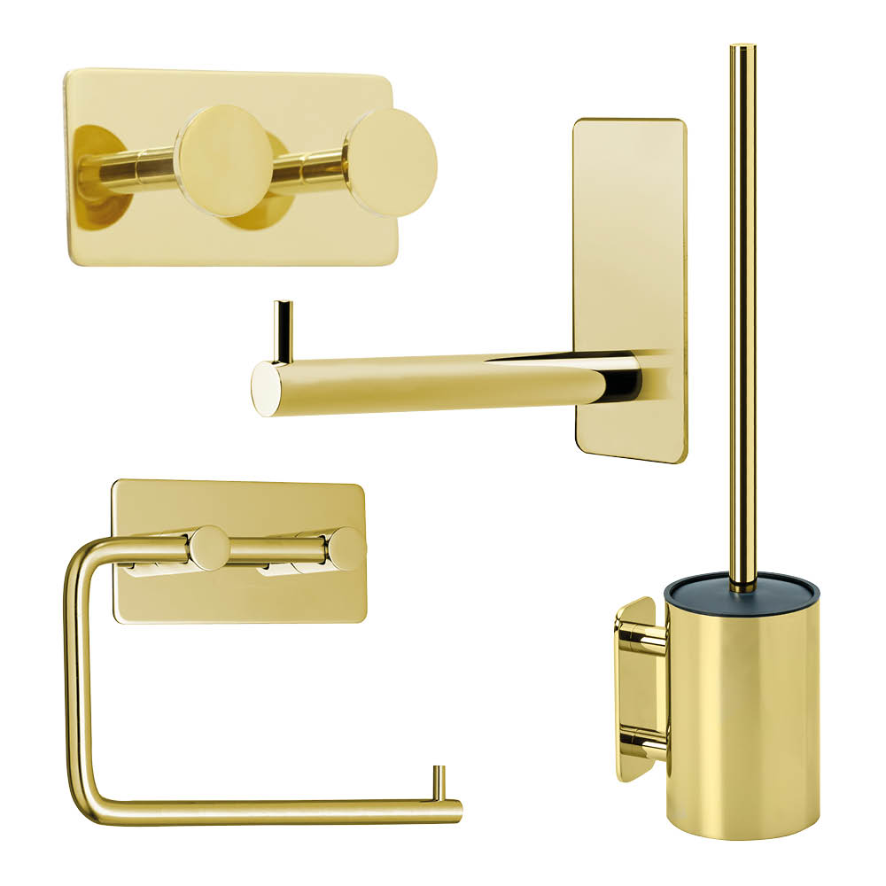 Kit de Salle de Bain Base 210 - Laiton Poli