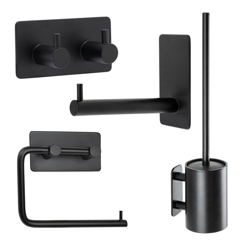 Kit de Salle de Bain Base 220 - Noir Mat