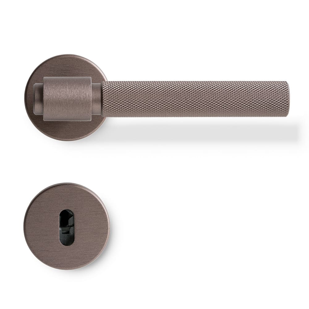 Poignée De Porte Helix 200 - Bronze Foncé