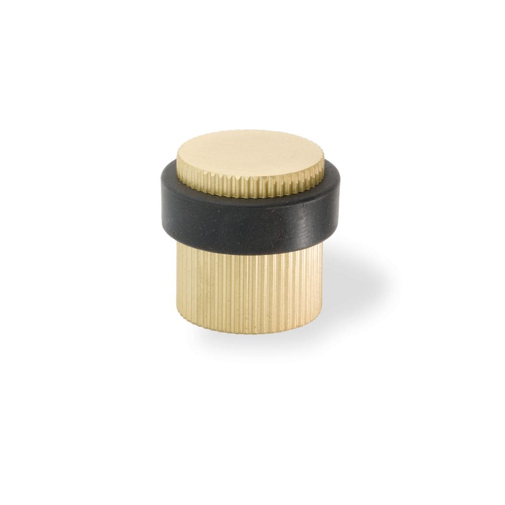Butée De Porte Helix Stripe - Laiton