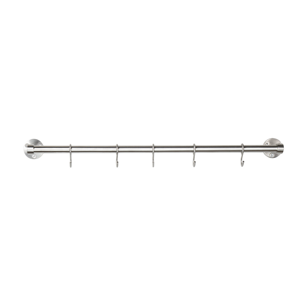 Barre De Cuisine Murale Aveny - 600mm - Complet - Inox Brossé