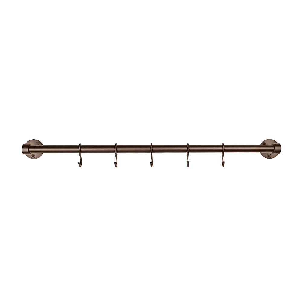 30cm Ustensiles de Cuisine Crochet Cuisine, Support Ustensiles Cuisine Avec 10 Crochets, Sans Perçage Coulissant Ustensiles Cuisine Mural Porte Crochets de Cuisine Pour Barre Armoire Bains