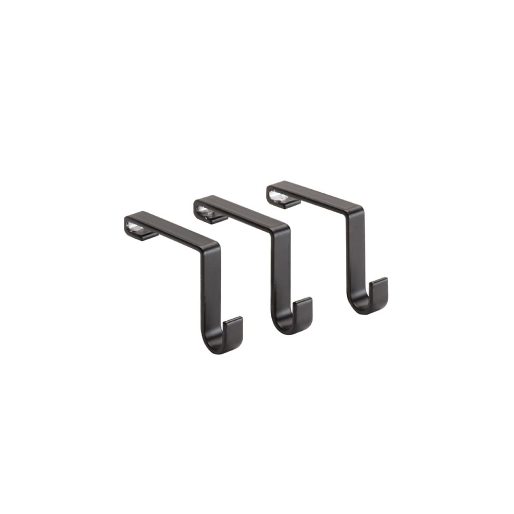 Patère Systema - 3-p - Noir Mat