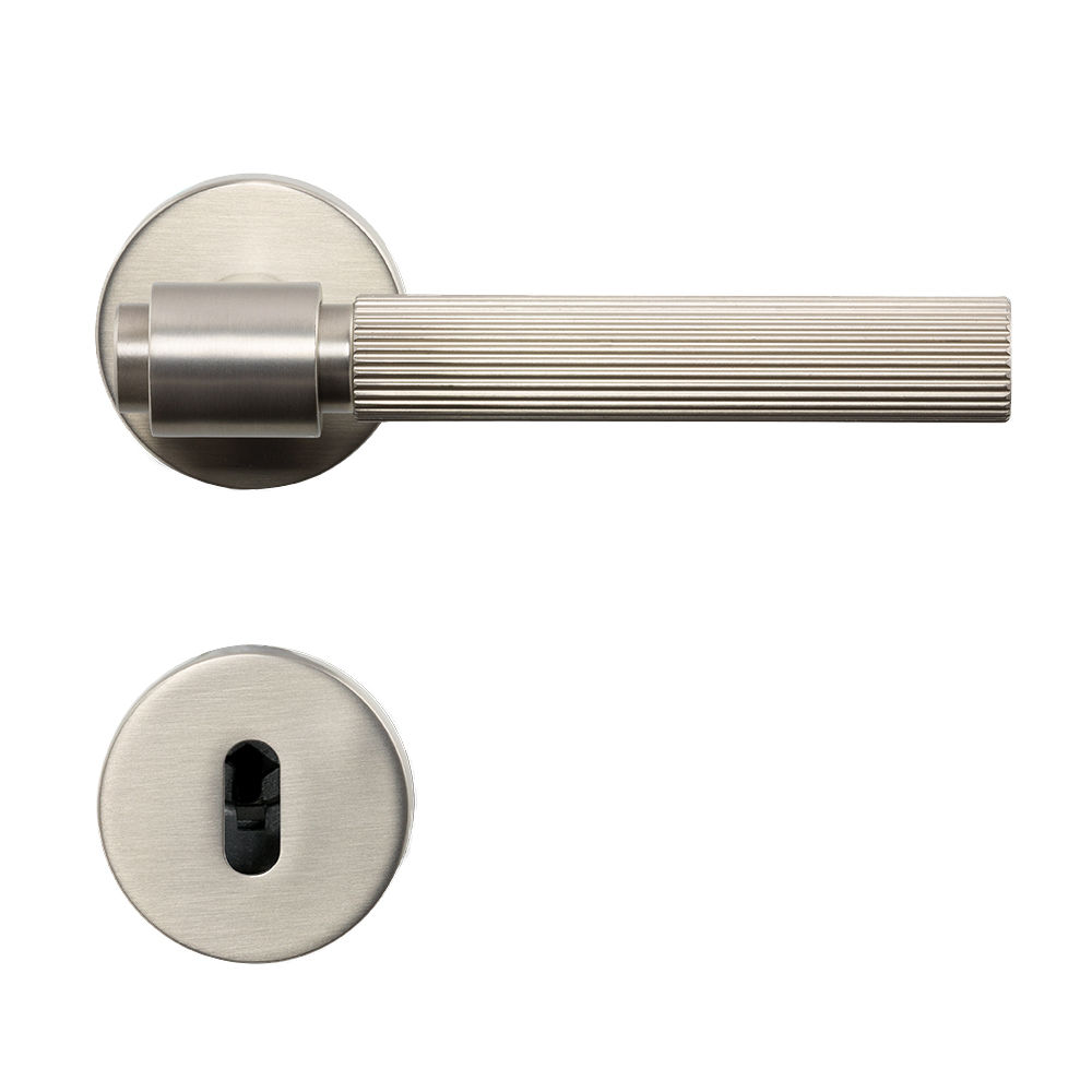 Poignée De Porte Helix 200 Stripe - Finition Acier Inoxydable