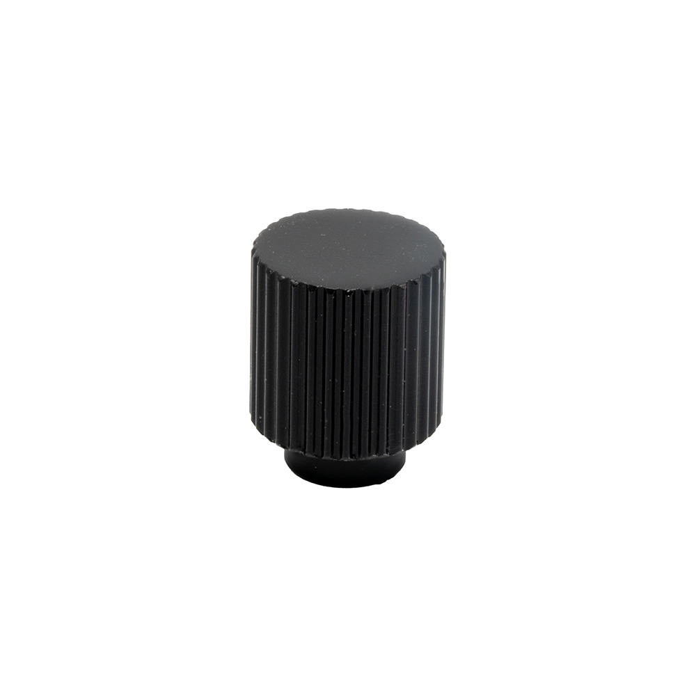 Bouton Helix Stripe - Noir Mat