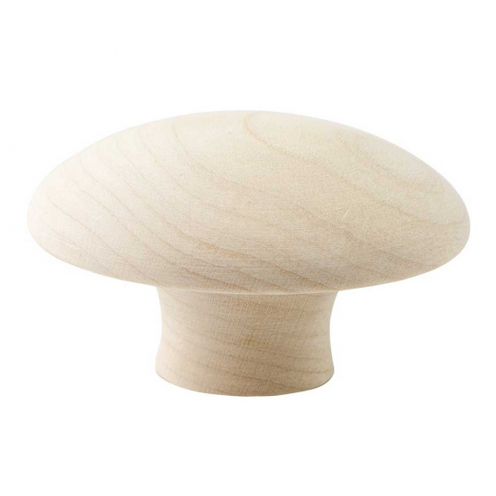 Bouton Mushroom - Bouleau Non Traité