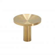 Bouton Sture - 28mm - Laiton Brossé Non Traité