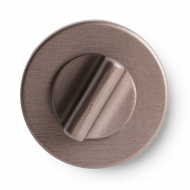 Verrou Porte WC R - Norme Scandinave -   Bronze Foncé