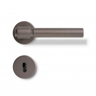 Poignée De Porte Helix 200 unie - Norme Scandinave - Bronze Foncé