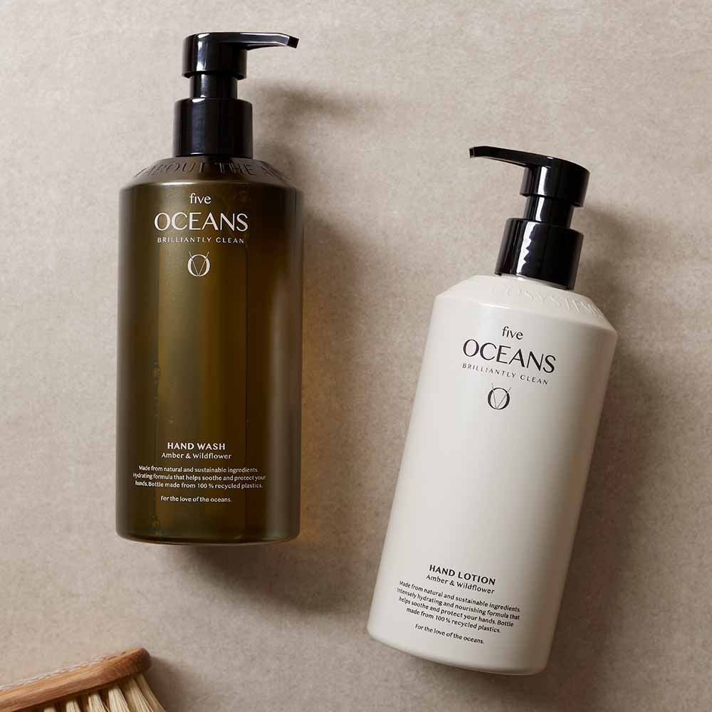 Lotion pour les Mains Five Oceans - Amber & Wildflower 500ml
