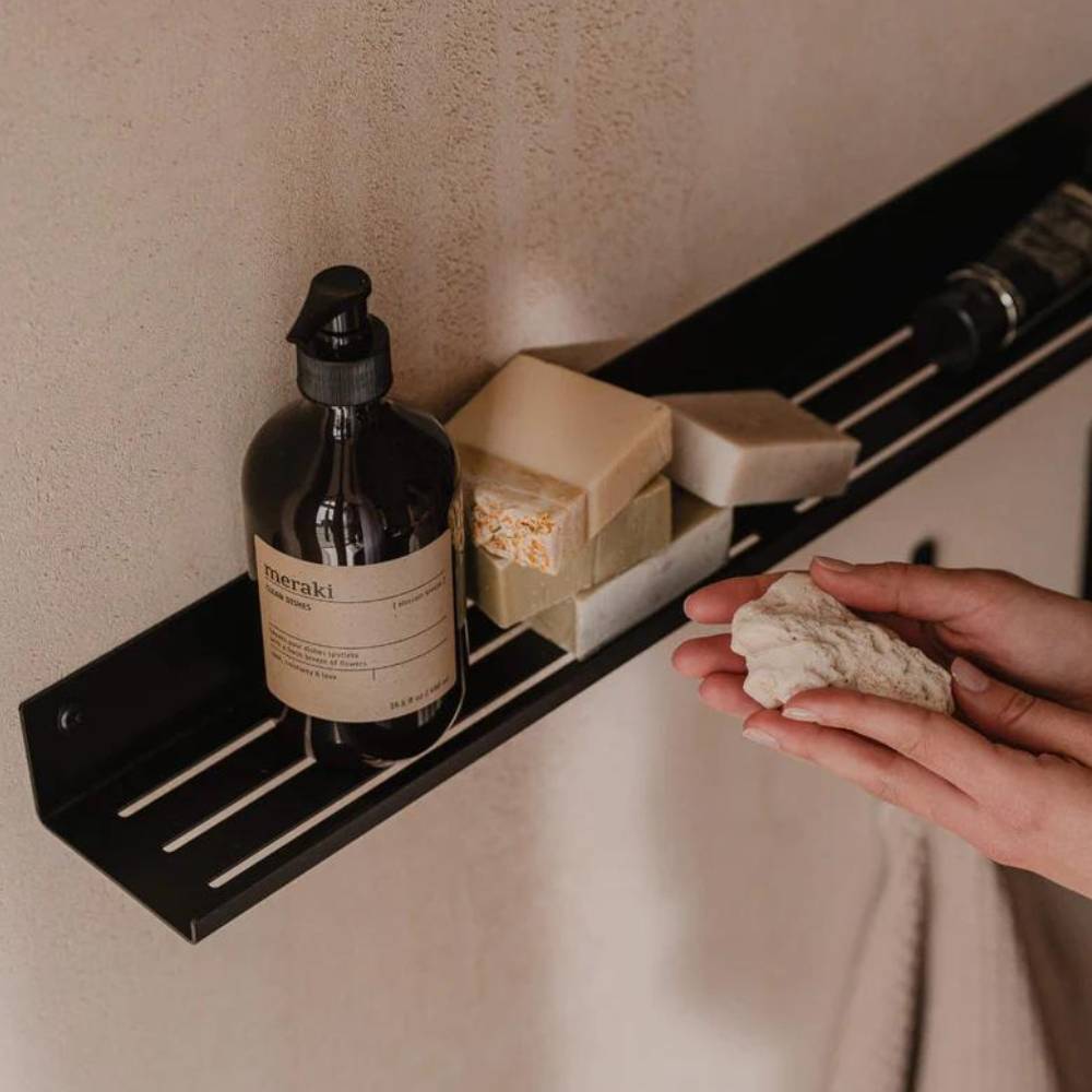 Ètagère Douche Hold - 370mm - Noir