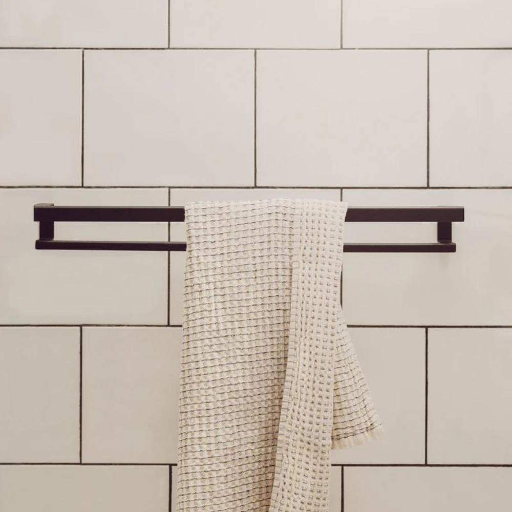 Porte Serviettes Hold - Double - Noir