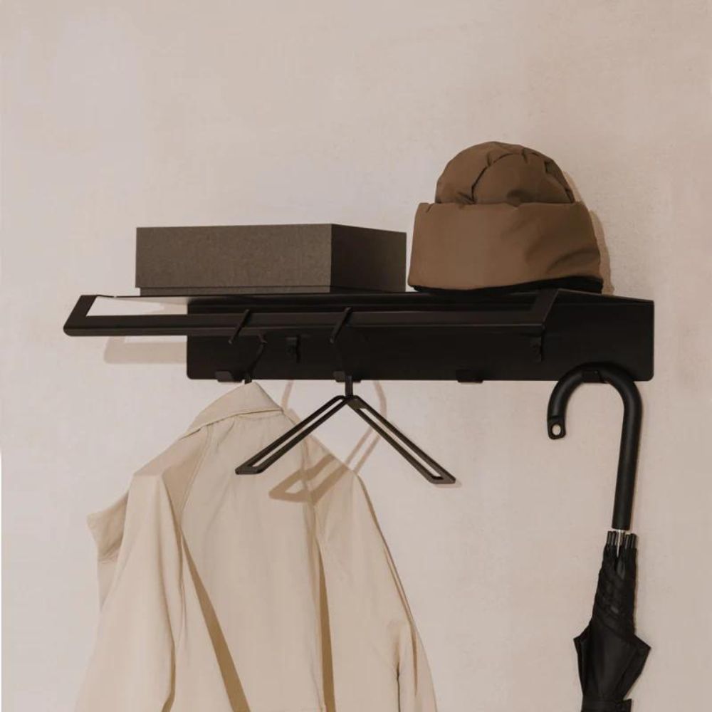 Étagère à chapeaux Hold - Noir