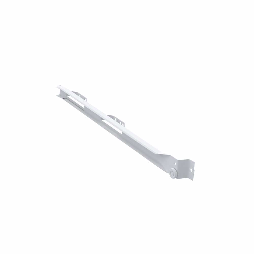 Rail Á Roulettes 500/19 - Droite & Gauche - 224/256 mm - Blanc