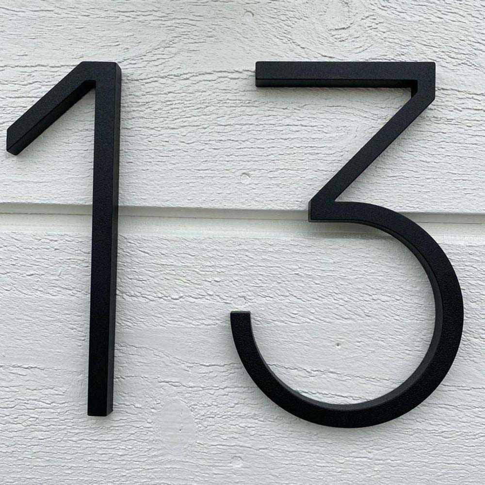 Numero Maison Contemporary - 1 - Noir